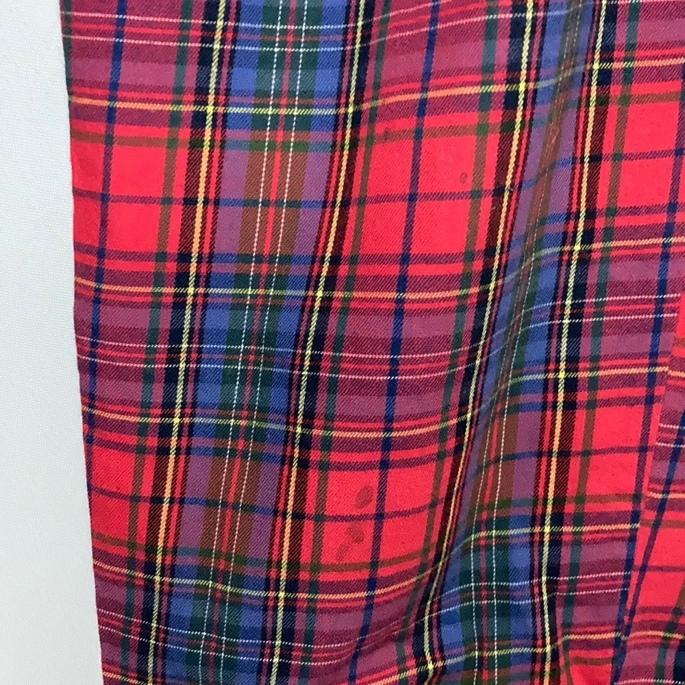 Victoria's‎ Secret Plaid Cotton Pajama Set XS Button-up Long Sleeve Christmas - Picture 4 of 10